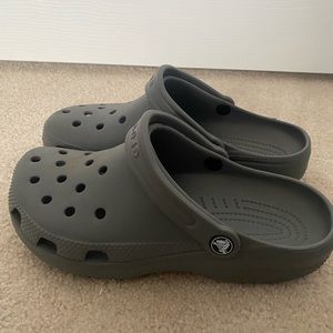 Gray crocs